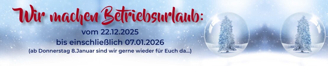 ab Oktober probieren wir die 4-Tage-Woche:<br />Unser Betrieb bleibt daher Mittwoch geschlossen und ist nur nach Vereinbarung geöffnet. Alle anderen Tage wie gehabt.